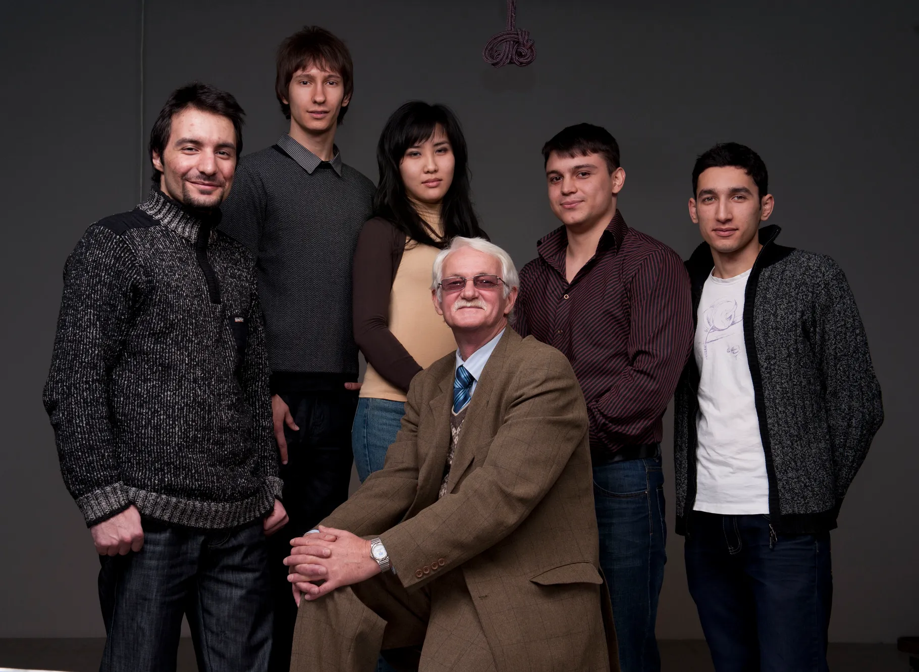 Alexander Kuranov, Maxim Oltyan, Davron Talipov and the team behind the Aral: City of Revival project