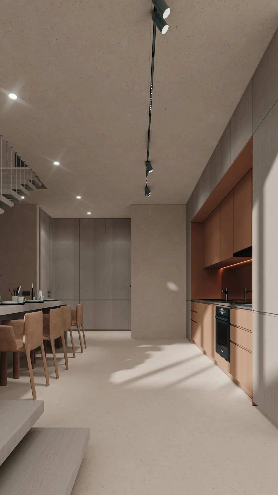 Berawa Villas and Apartments in Bali: the kitchen and dining area — SAD studio