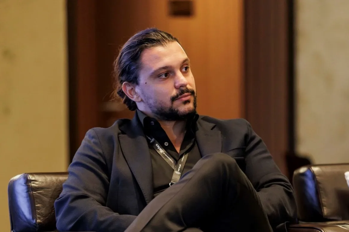 Maxim Oltyan, founder and partner of SAD, during the interview for Egoist magazine