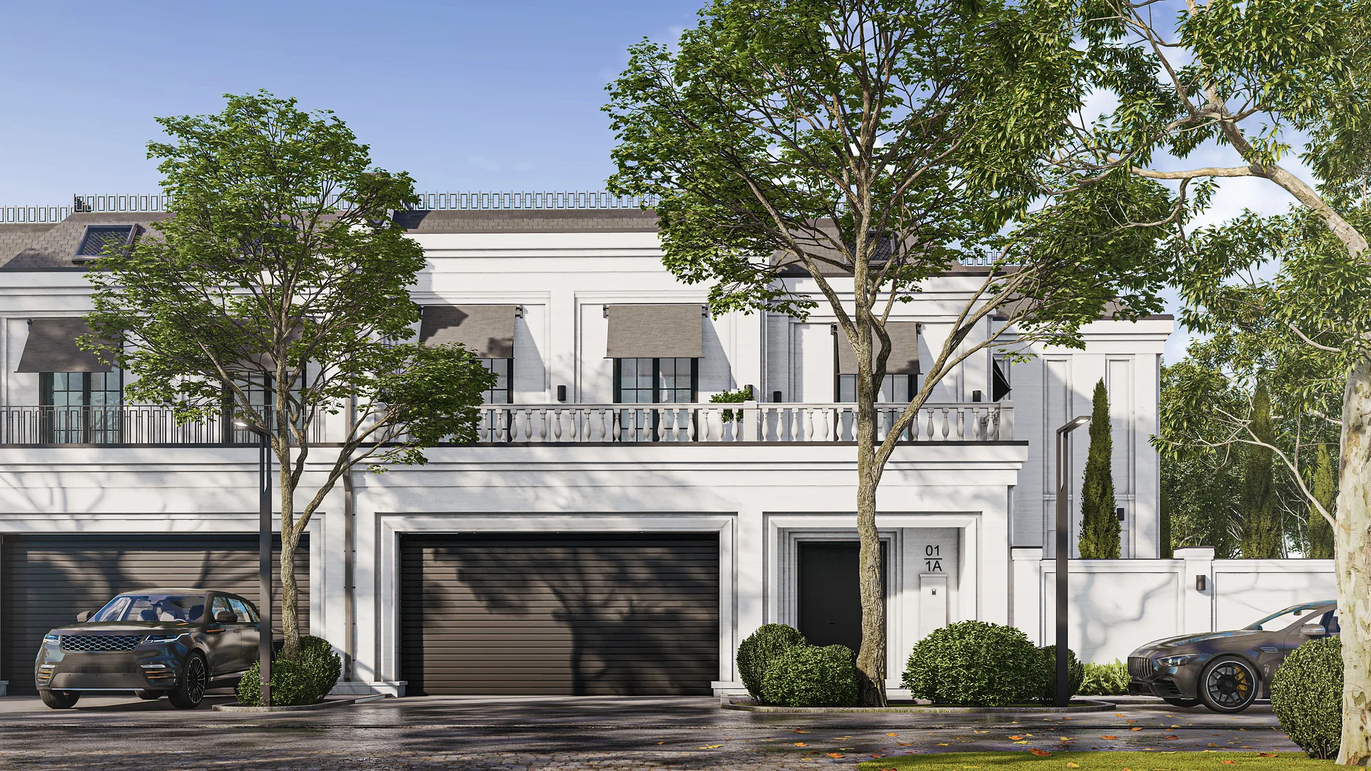 Villa in Sheron surrounded by trees