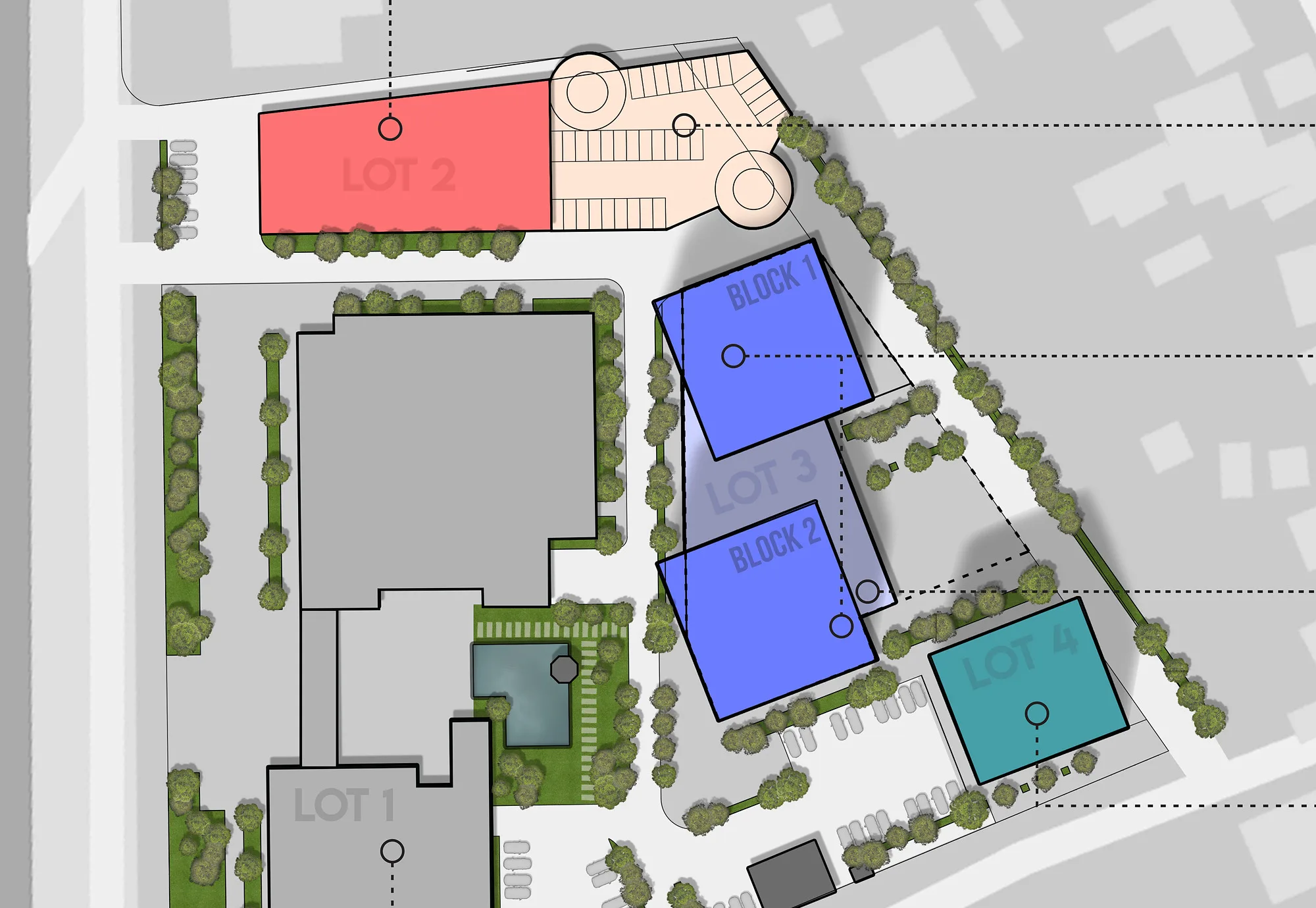 Yashnobod Korean City masterplan, top view — SAD studio